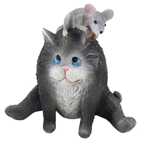 Crestfallen Cat With Mouse