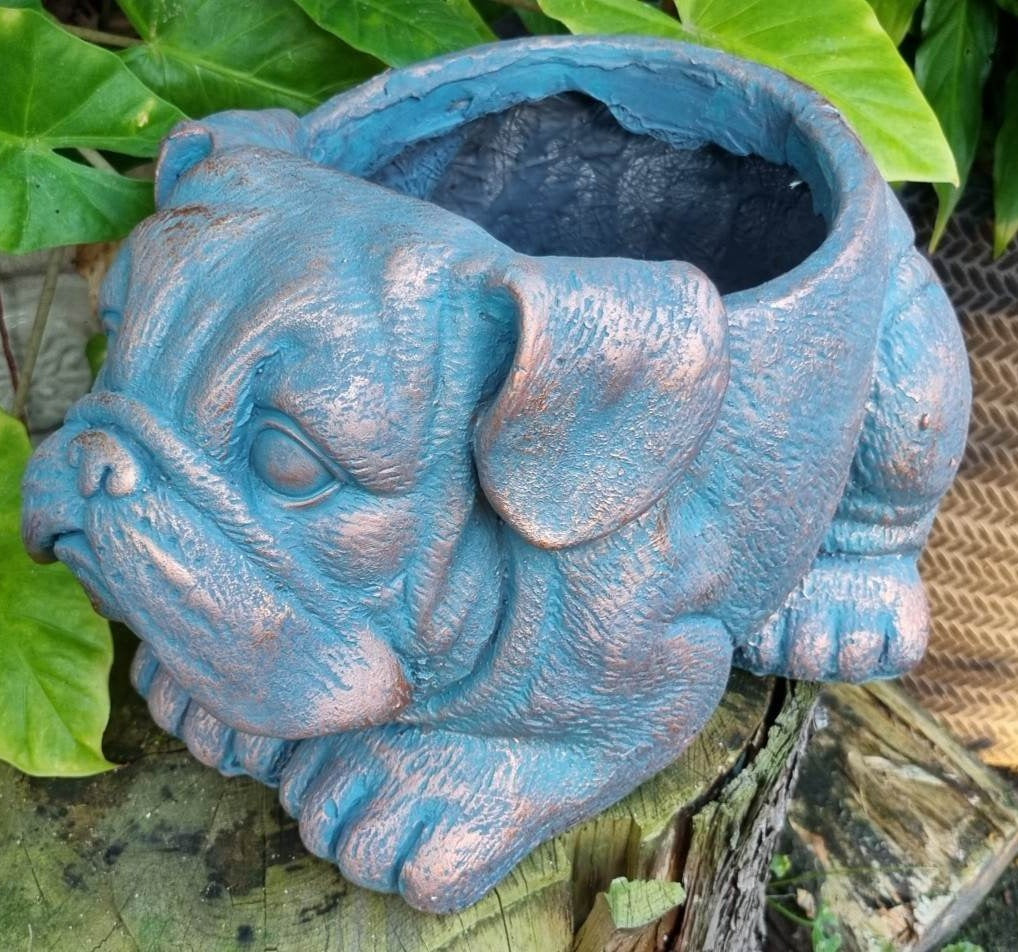 Shar Pei Dog Planter