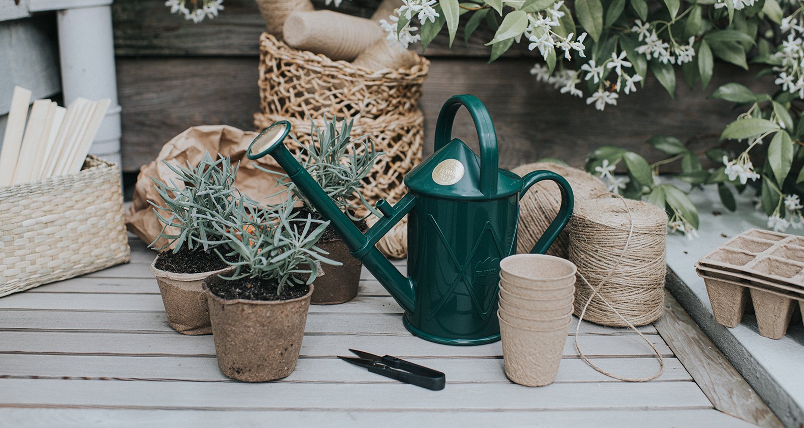 Bartley Burbler Watering Can Green