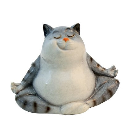 Blue Cat Meditating
