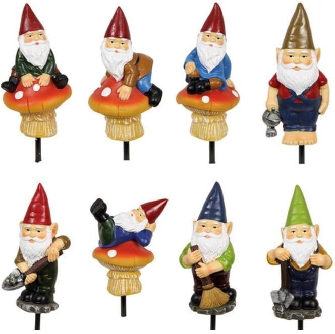 Gnome Garden Stake
