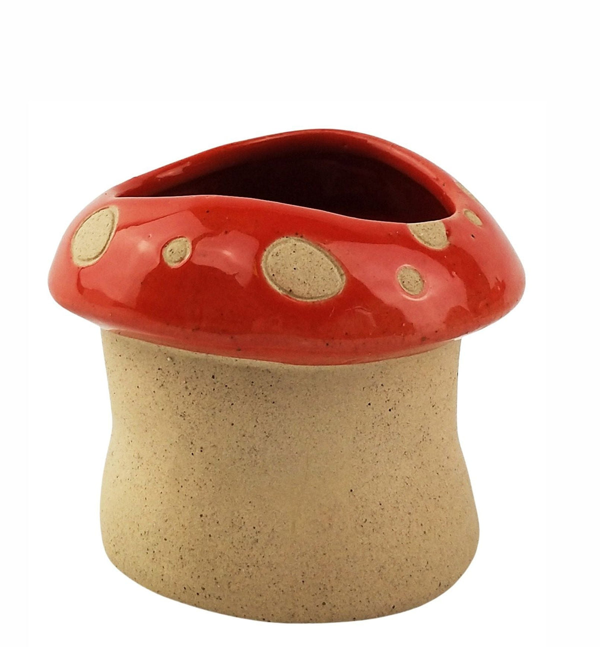 Mushroom Planter Red