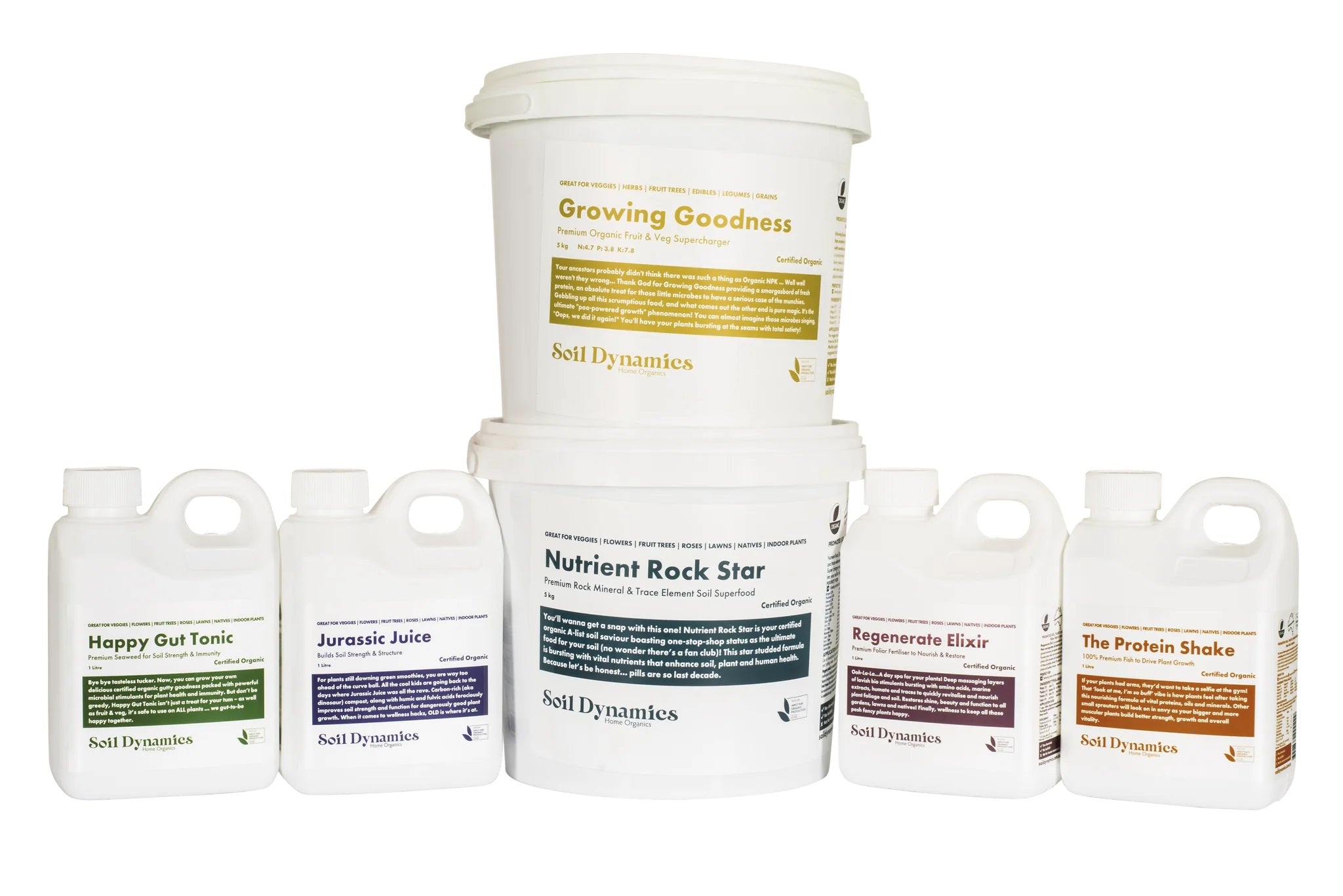 Soil Dynamics "Home Organics" Fertiliser Range