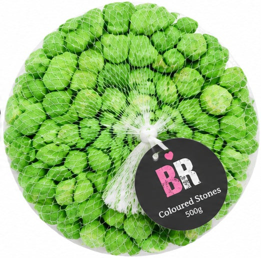 Coloured Stones - Lime Green