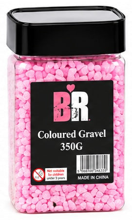 Coloured Gravel - Soft Pink