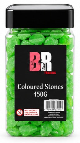 Coloured Stones - Lime Green