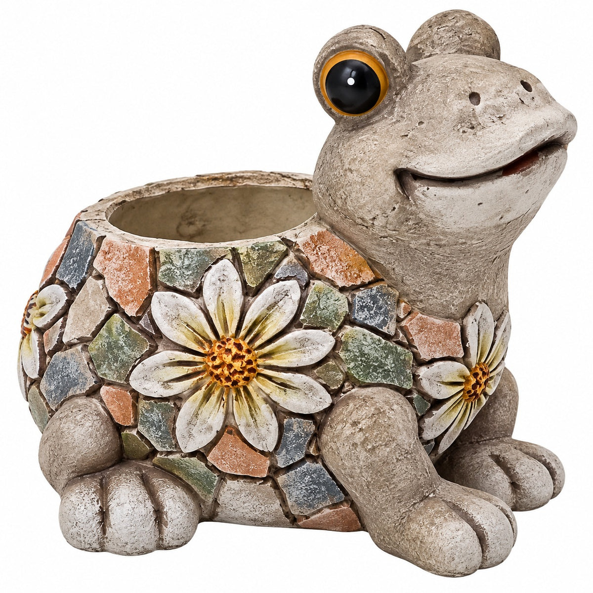 Flower Power Frog Planter