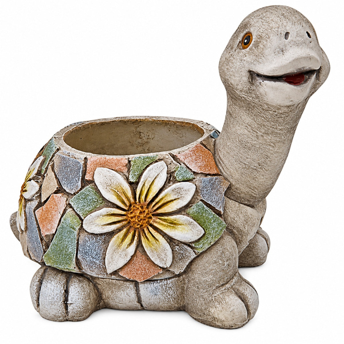 Flower Power Tortoise Planter
