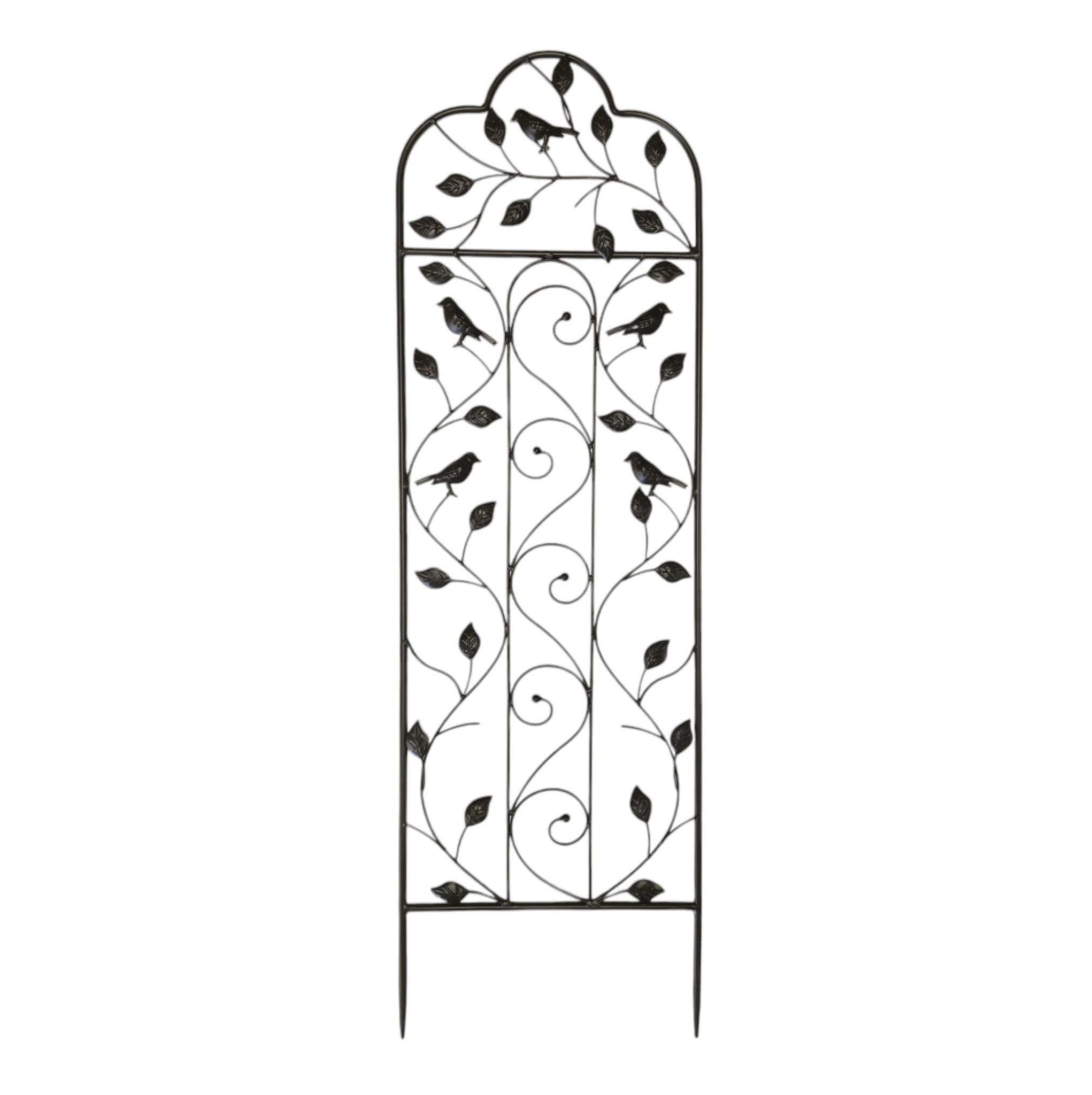 Decorative Birds and Leaves Trellis