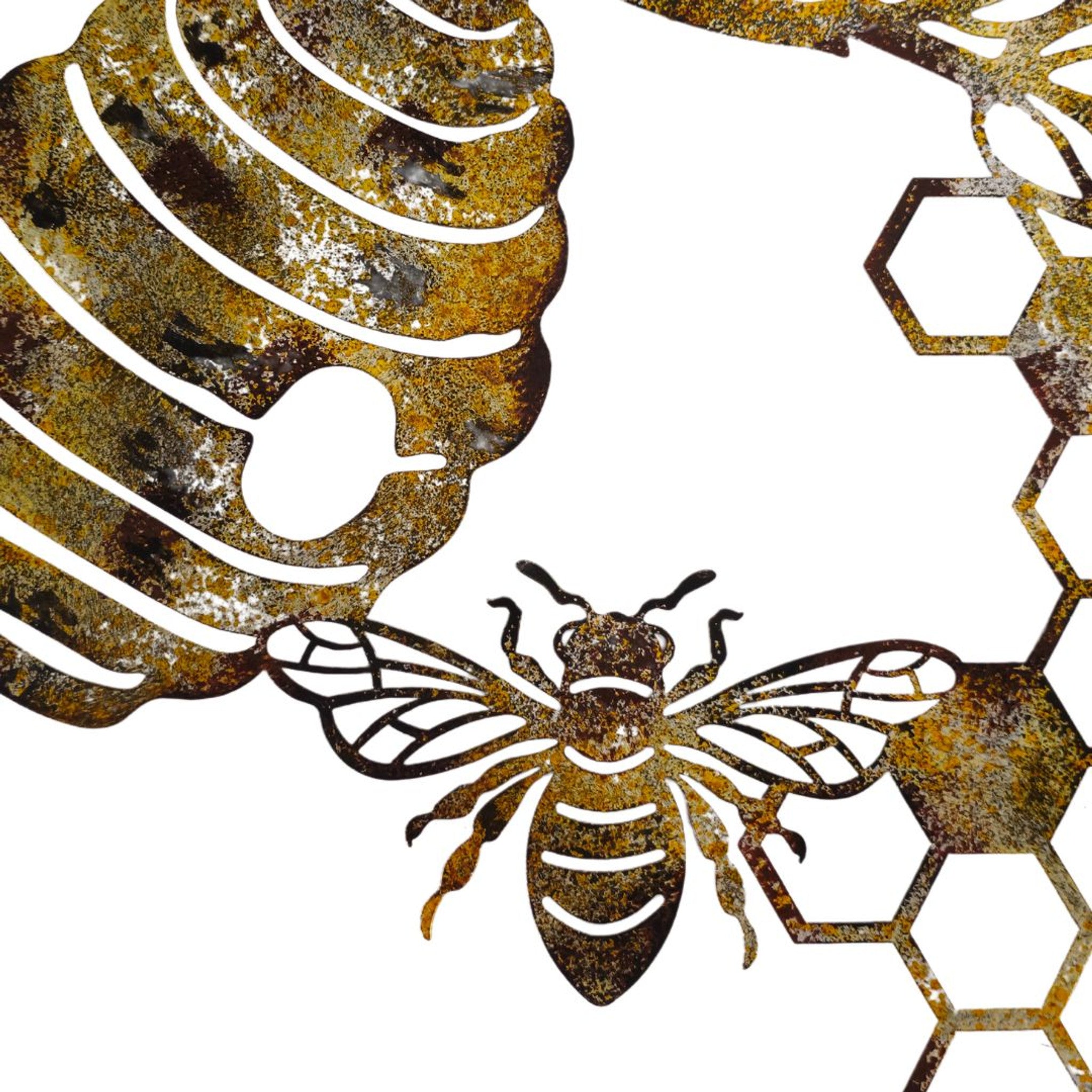 Golden Bee Hive - Wall Art