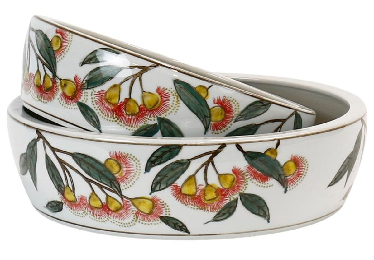 Hand Painted Bowl - Silver Princess