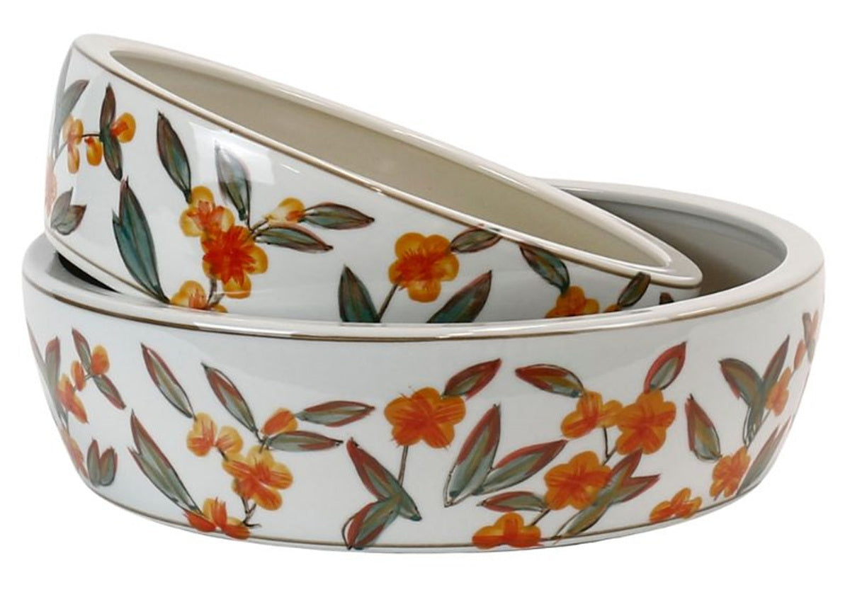 Hand Painted Bowl - Wattle Blossom