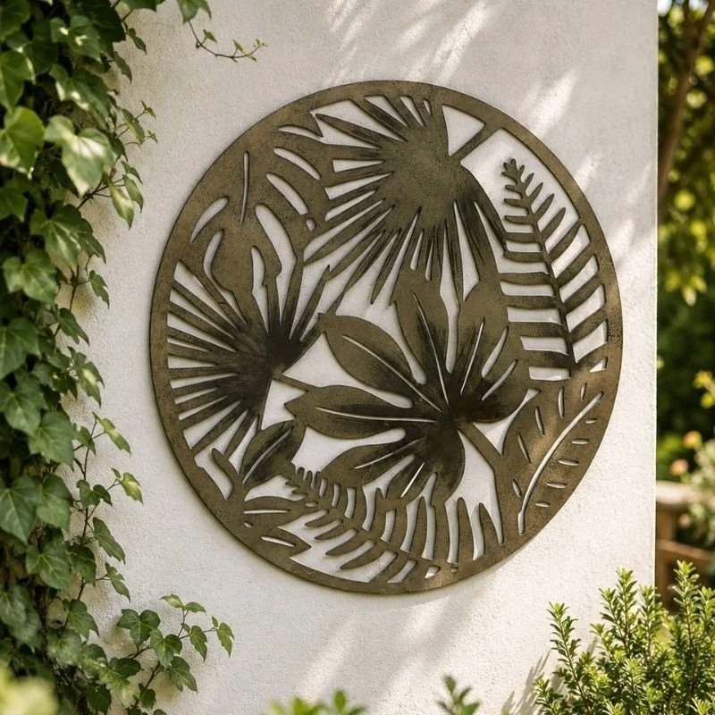Palm Wall Decor - Rustic