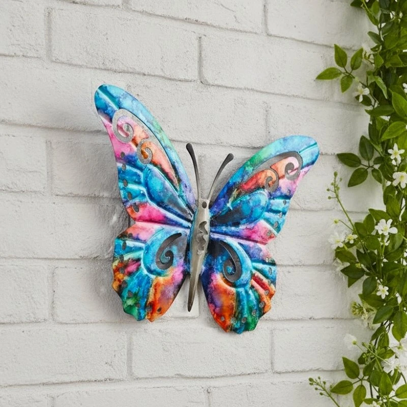 Rainbow Butterfly Wall Art