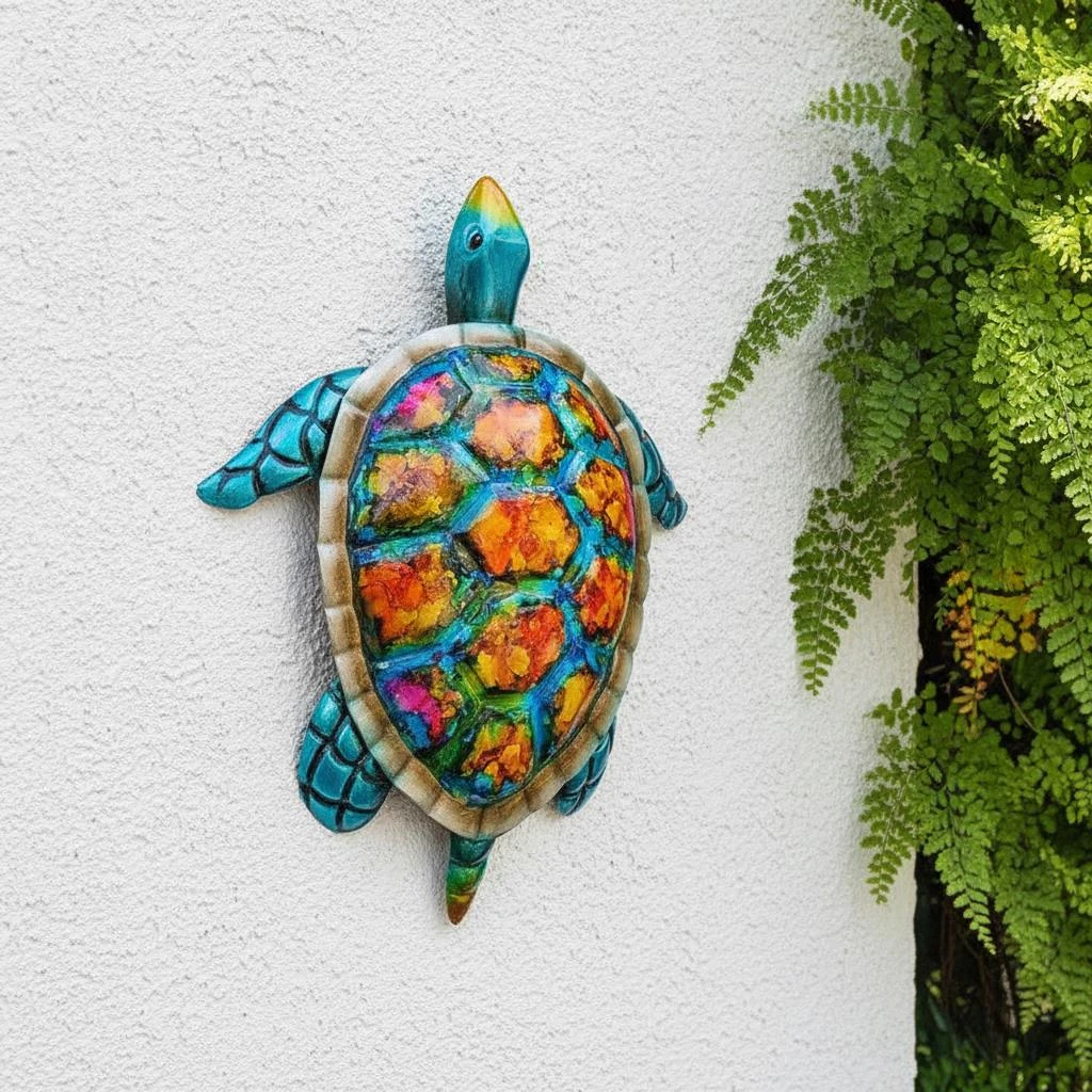 Rainbow Turtle Wall Art
