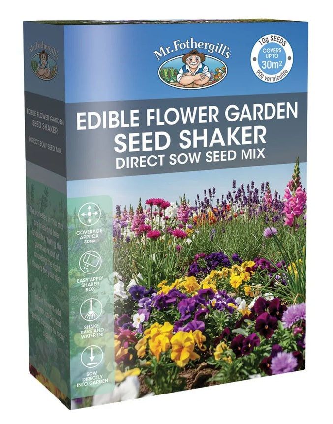 Seed Shaker Box Edible Flower Garden