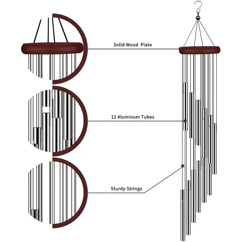Wind Chime Sympathy Spiral