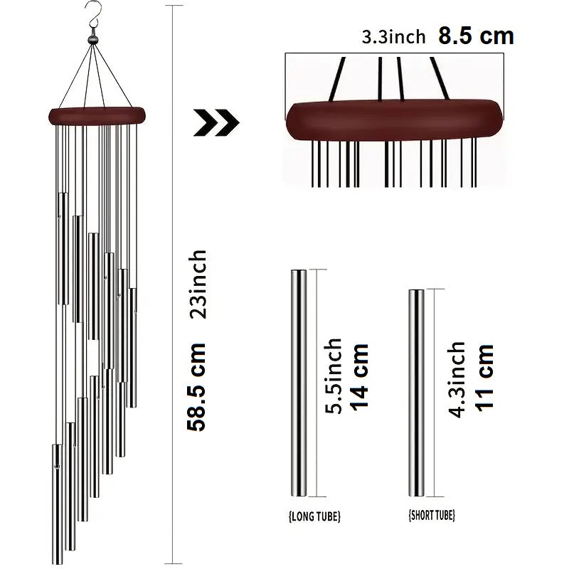 Wind Chime Sympathy Spiral