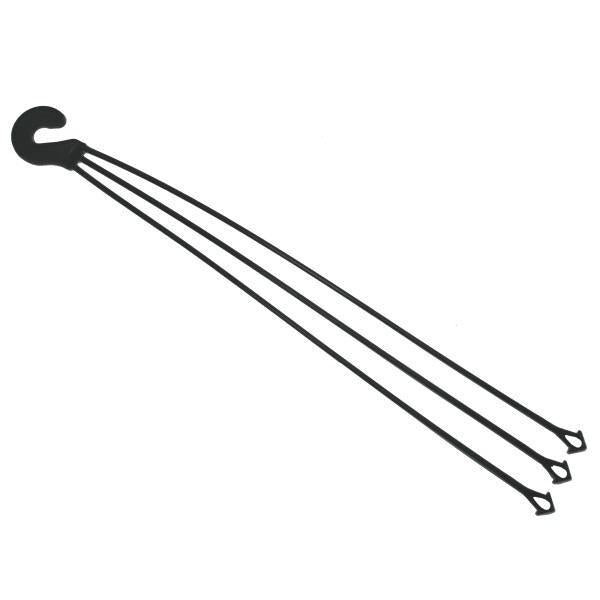 Plastic Hanger Spear Hook Black