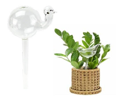Glass Snail Self-Watering Stake