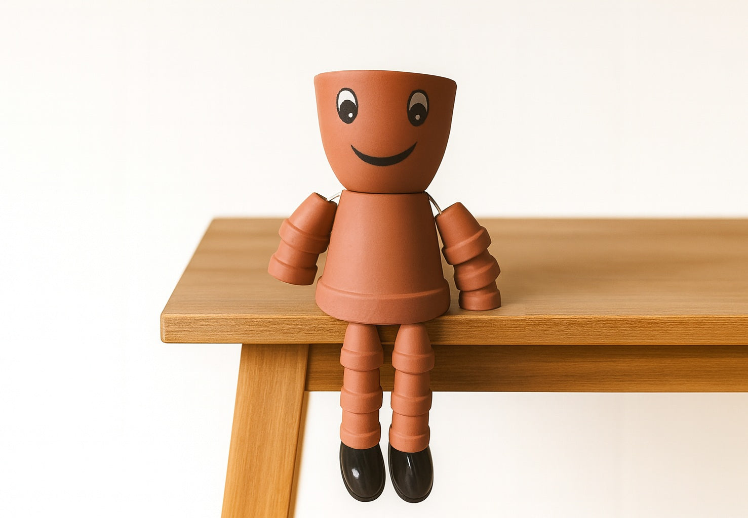 Pot Man without Hat - Terracotta