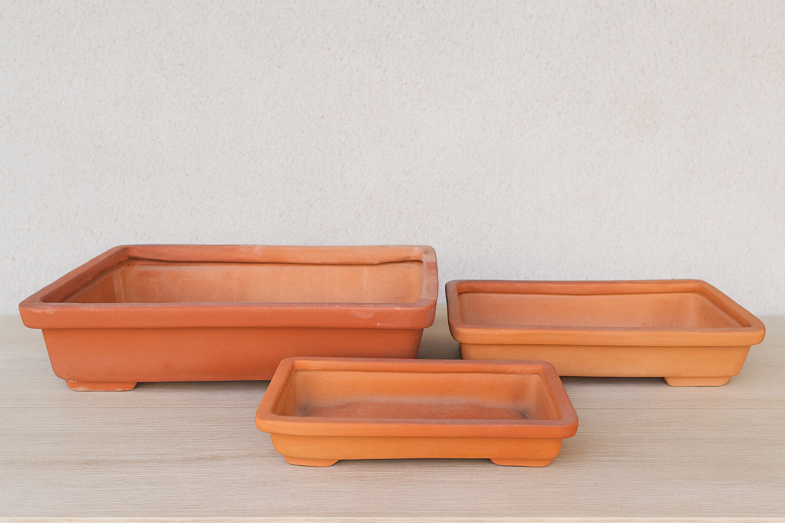 Tuscan Terracotta Bonsai Pot - Rectangle