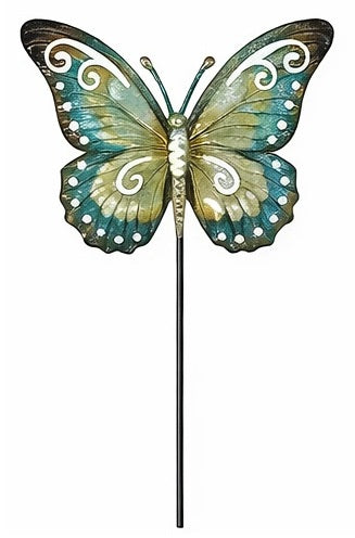 Metal Butterfly on Garden Stake