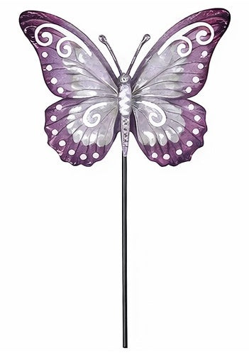 Metal Butterfly on Garden Stake