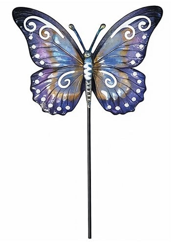 Metal Butterfly on Garden Stake