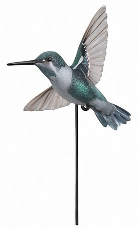 Metal Bird on Garden Stake