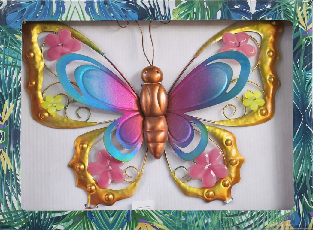 Butterfly - Metal Glow-in-the-Dark Wall Art