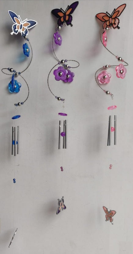 Wind Chime Butterfly Spiral