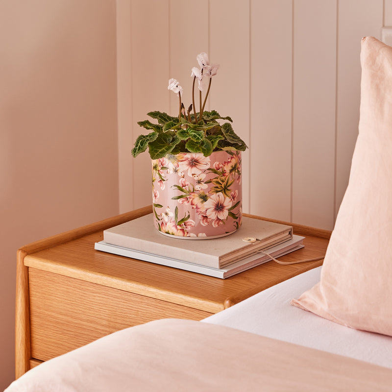 Delicate Flowers Pot - Pink