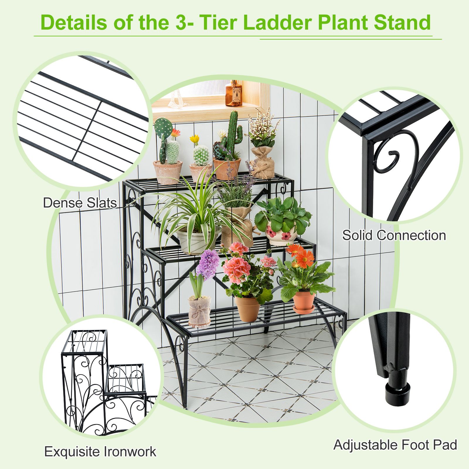 Plant Stand - 3-Tier Classic Step