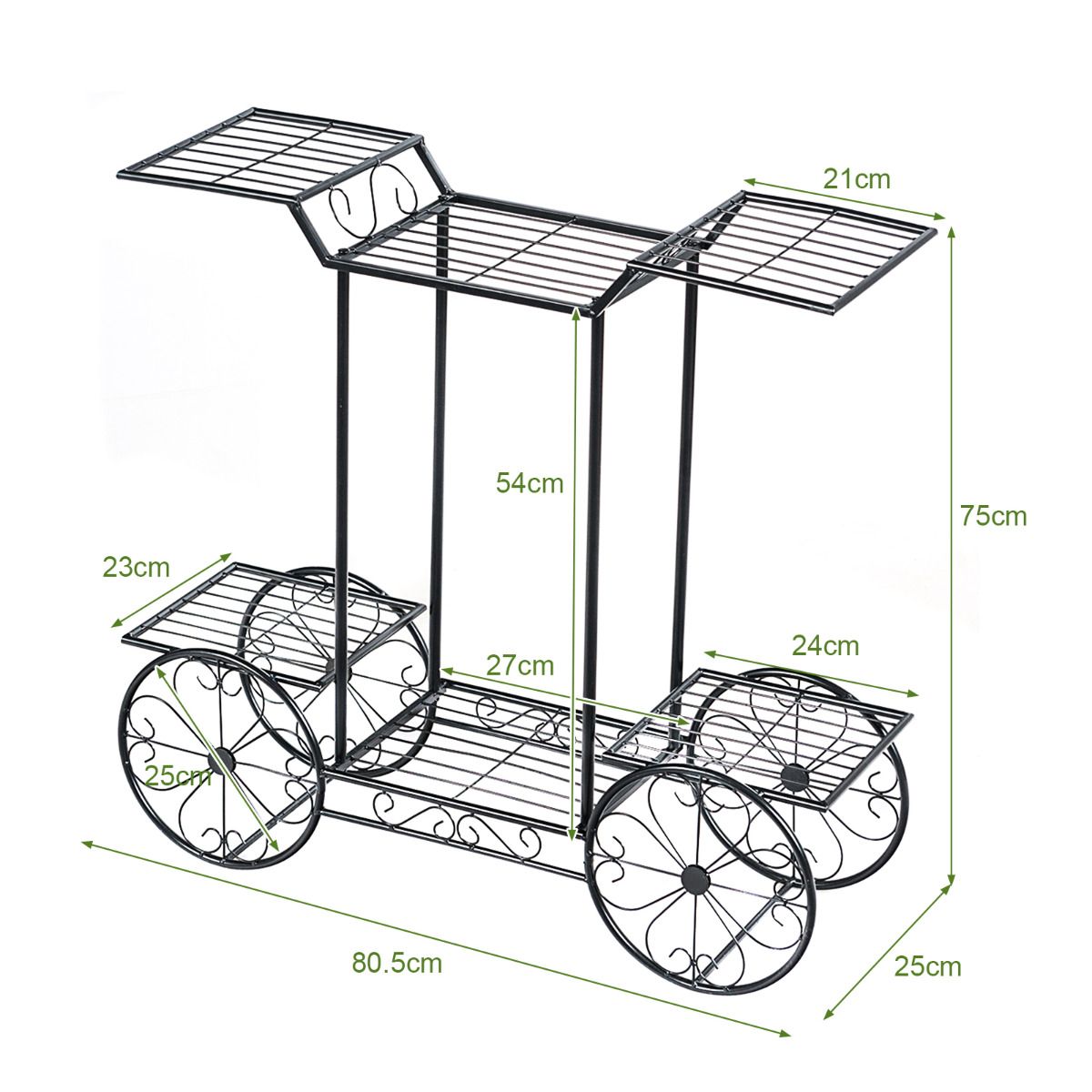 Plant Stand - 4-Tier Parisian Cart
