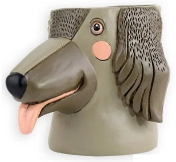 Allen Designs Planter - Baby Dog - Brown
