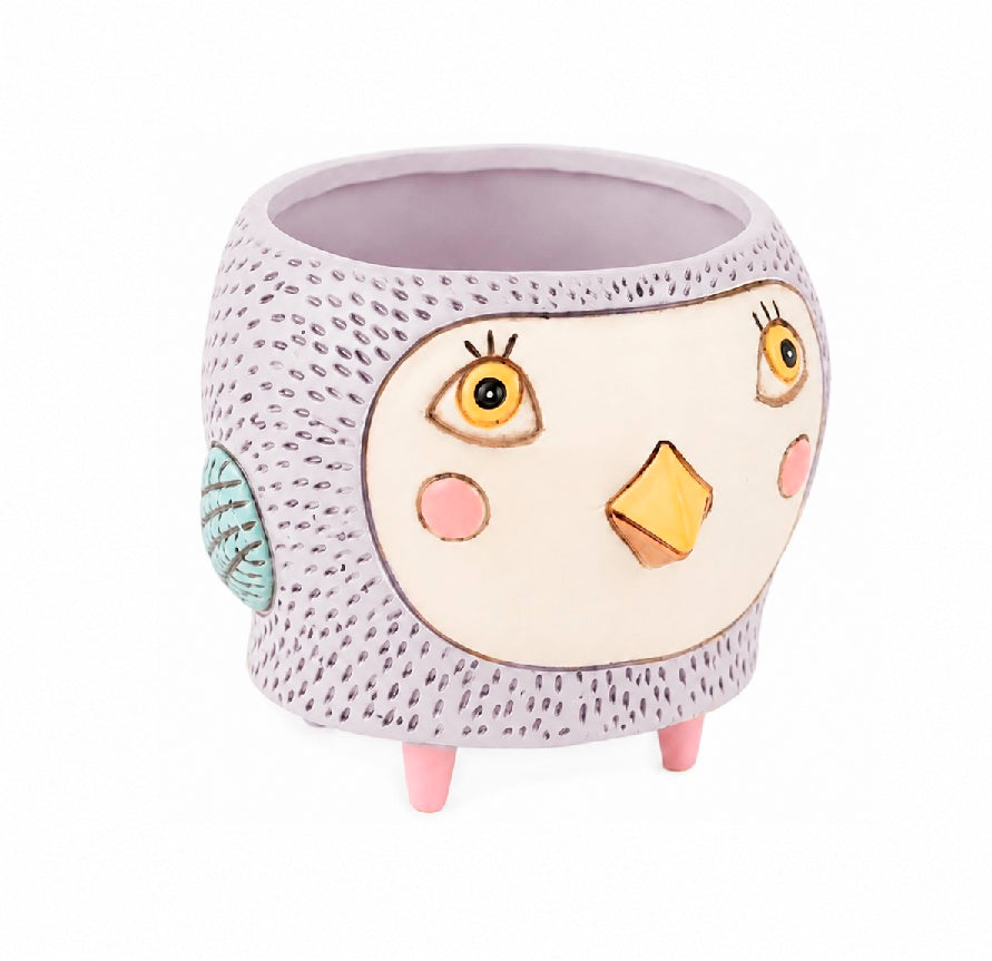 Allen Designs Planter - Baby Birdie - Light Pink