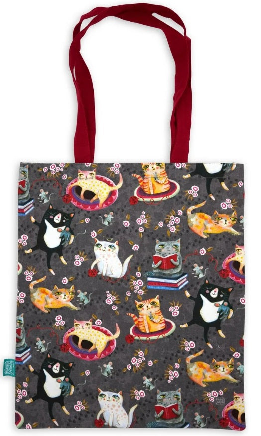 Allen Designs Tote Bag - Crazy Cats