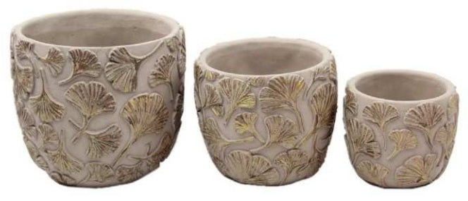Ginkgo Raised Leaf Planter
