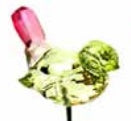 Acrylic Bird Stake