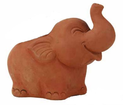 Terracotta Elephant Planter