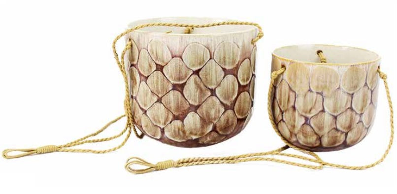 Uroko Ceramic Hanging Planter