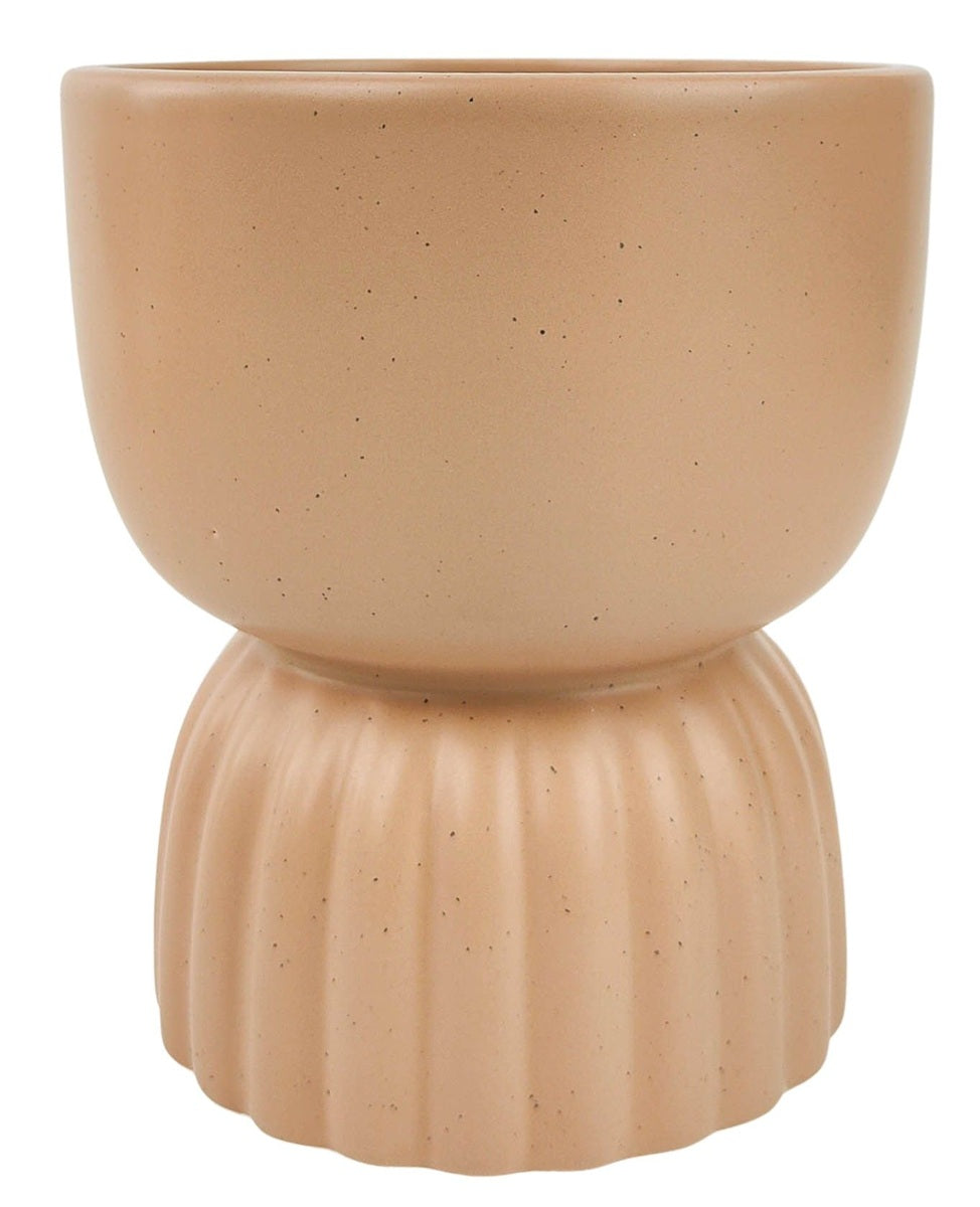 Leilani Tall Planter - Beige