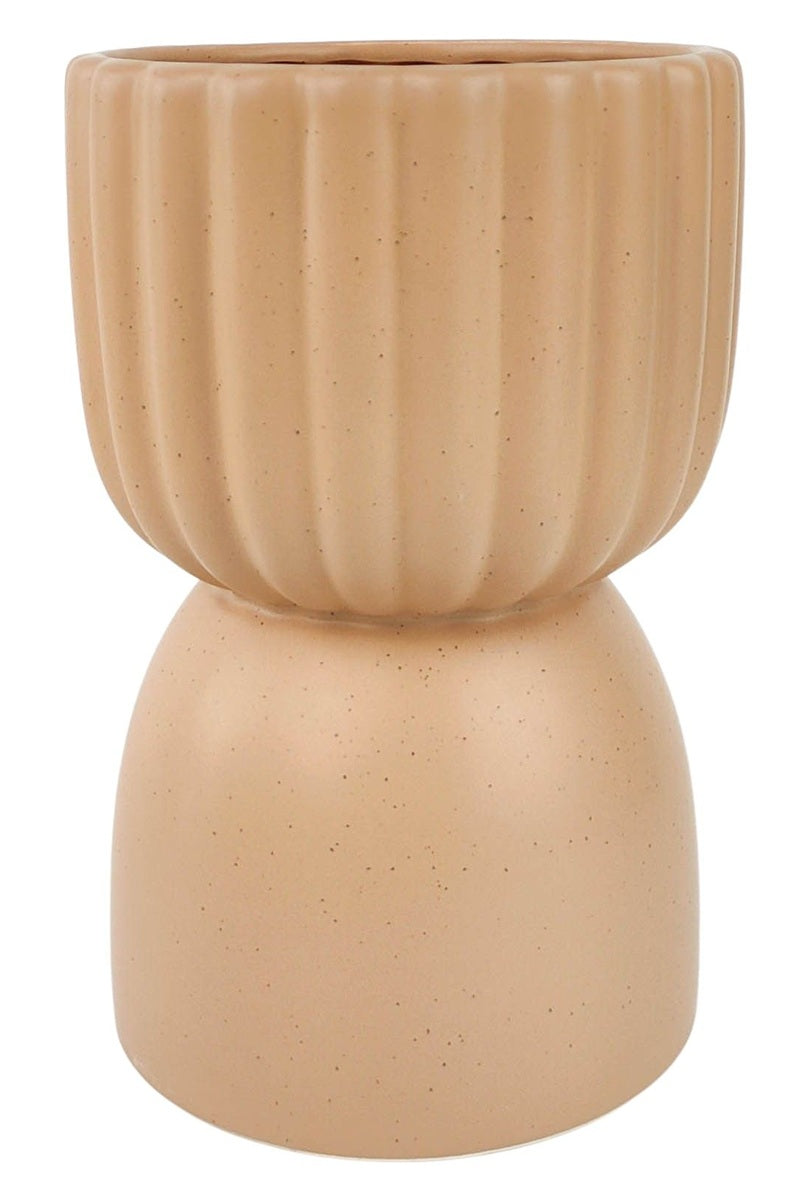 Leilani Tall Planter - Beige