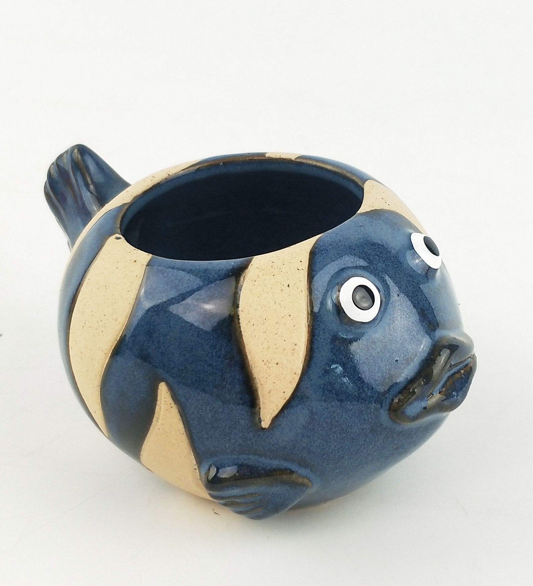 Fish Planter Blue