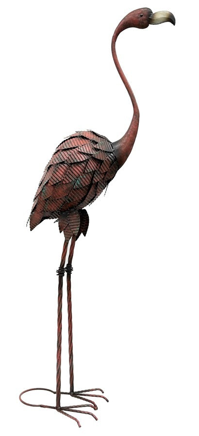 Flamingo Statue - Rustic Colour