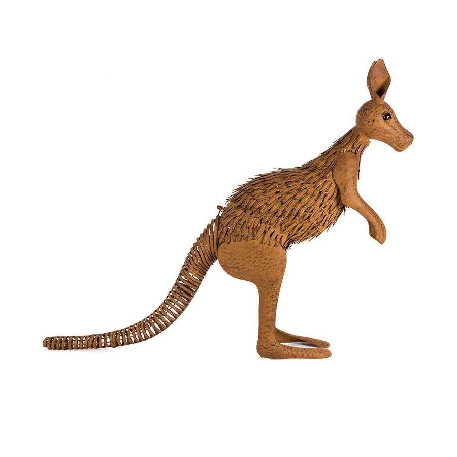 Kangaroo Statue - Rustic