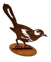 Lasercut Bird on Stand - Rustic