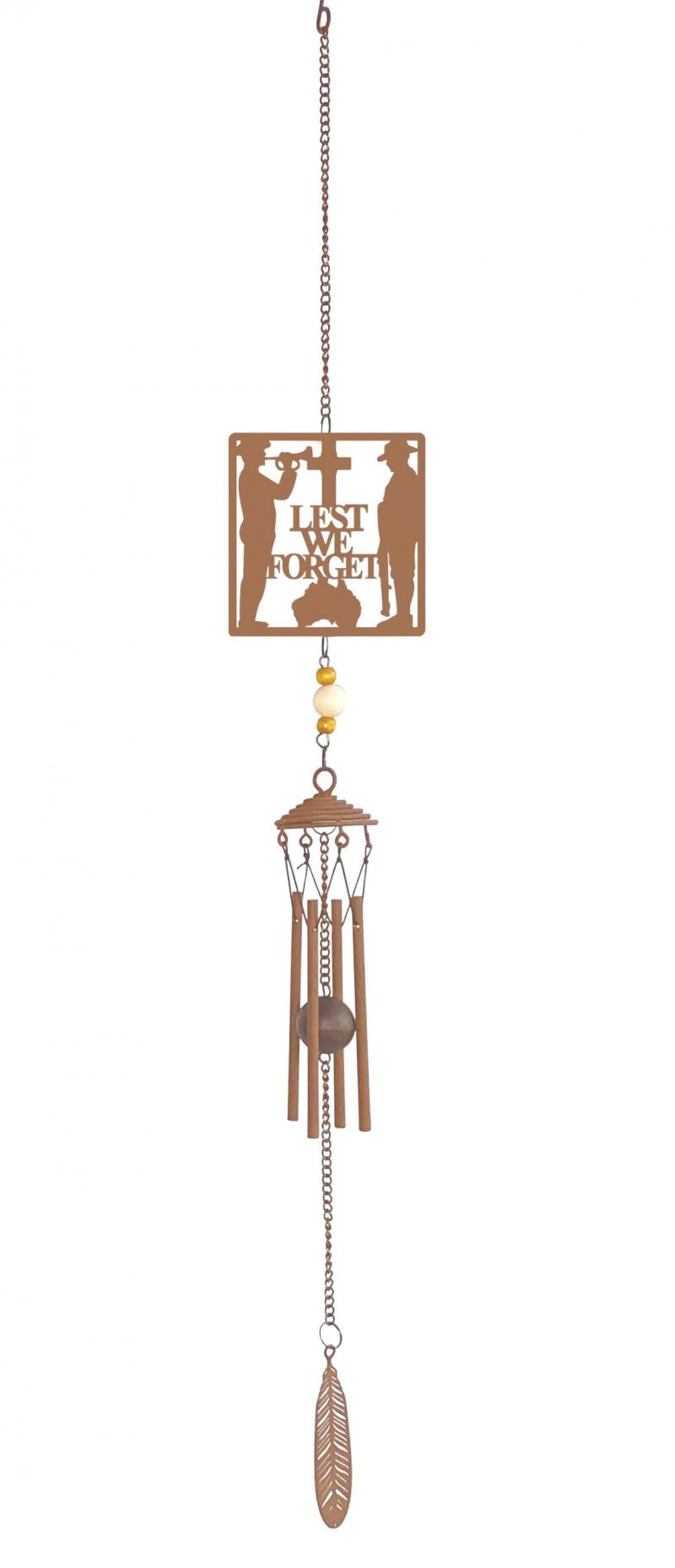 Wind Chime Lest We Forget Rust