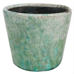 Vintage Green Glaze Cover Pot